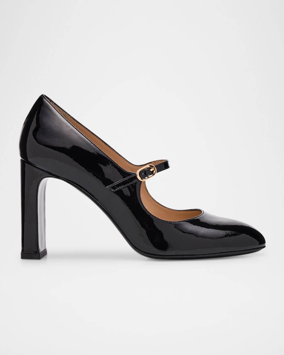 Babette Patent Leather Mary Jane Pumps